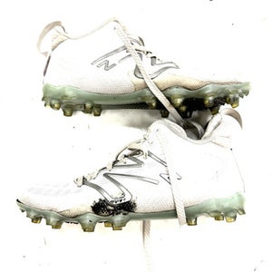 Used New Balance LAX Cleats Mens White Senior 9.5 11860-S000307837