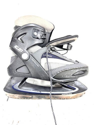 Used LL BEAN ADJ 1-3 Boys Softboot Skate Black Adjustable 11860-S000307841