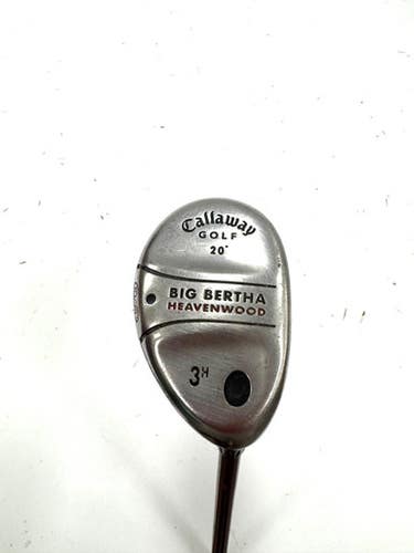Used Callaway BIG BERTHA HEAVENWOOD Mens Hybrid Club RH 3 Hybrid 11860-S000308416