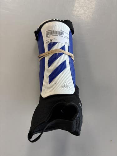 Used Adidas Soccer Shin Guards Youth Royal Blue SM 11860-S000307921