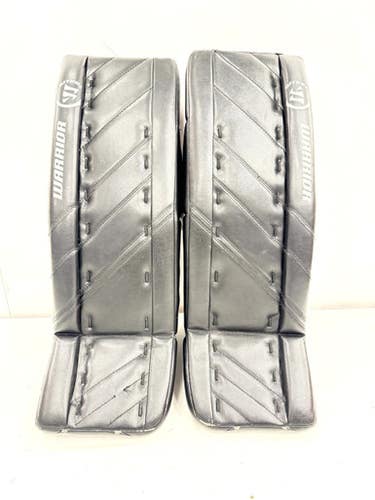 Used Warrior RITUAL G4 Goalie Leg Pads Junior Black 28" 11860-S000307922
