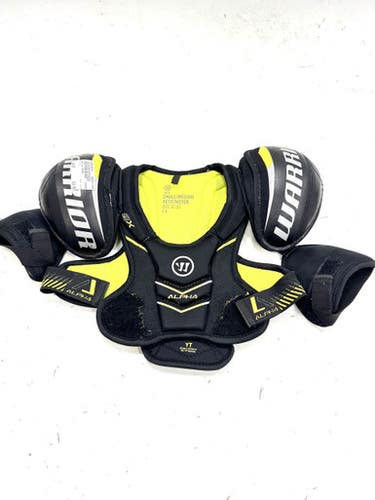 Used Warrior ALPHA Youth Shoulder Pads SM 11860-S000308070