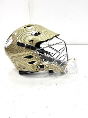 Used Warrior TII Lacrosse Helmet Vegas Gold One Size 11860-S000308089