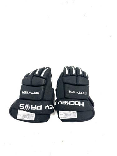 Used HOCKEY PROS MITTECH Youth Gloves Black 9" 11860-S000305188