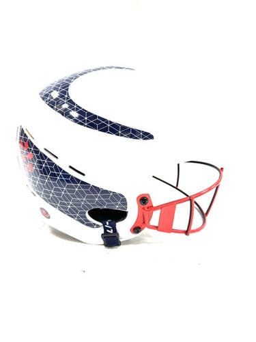 Used RIP-IT 6 1/2 - 7 3/8 Batting Helmet w/Mask White One Size 11860-S000305392