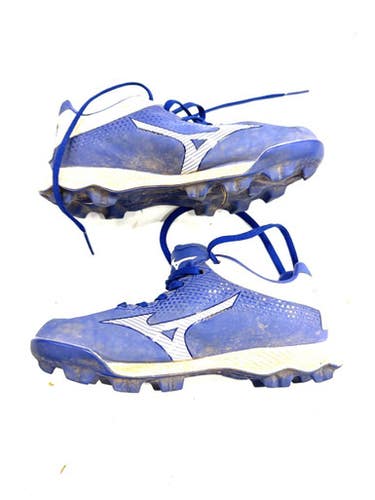 Used Mizuno BB/SB Cleats Navy Blue Junior 01 11860-S000305978