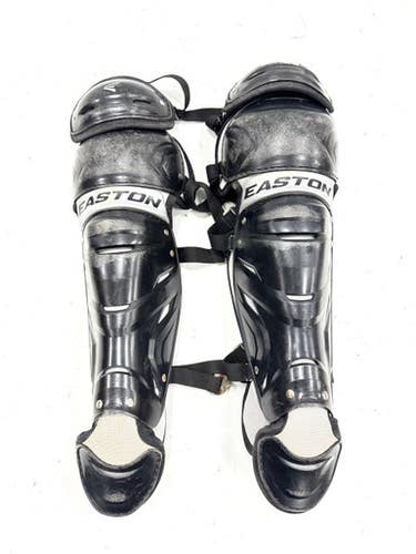 Used Easton GAMETIME Catchers Leg Guards Black Intermed 11860-S000306030