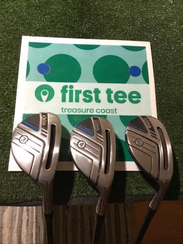 Adams 2014 Idea Hybrids Set (3H, 4H, 5H) Regular Bassara 60 Graphite Shafts