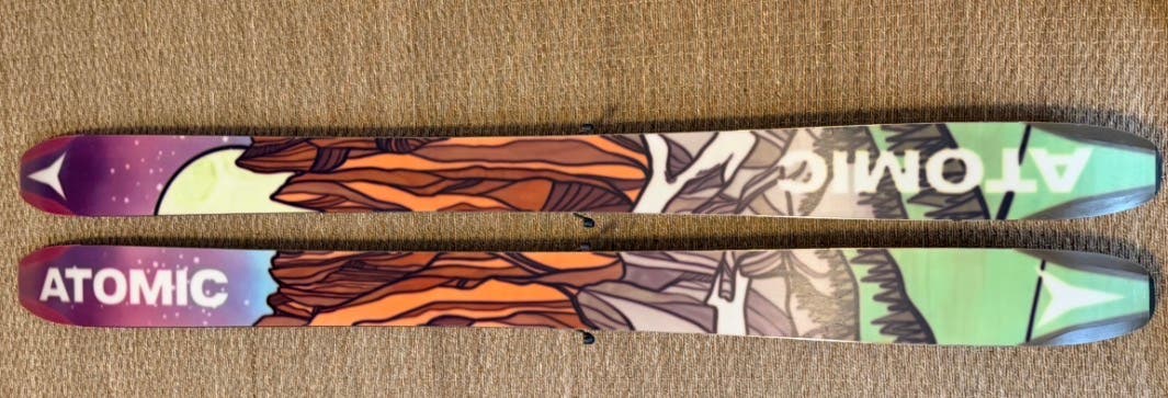 2019 Atomic 192 cm Powder Bent Chetler 120 Skis With Bindings (Used)