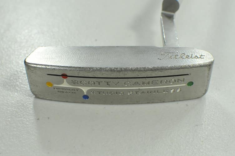 Titleist 2002 Scotty Cameron Studio Stainless Newport Beach 35" Putter # 210630