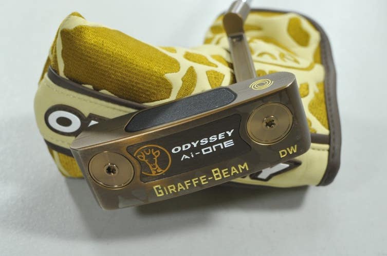 Odyssey Ai-ONE Giraffe Beam Double Wide 33" Putter RH Steel with Cover # 210258