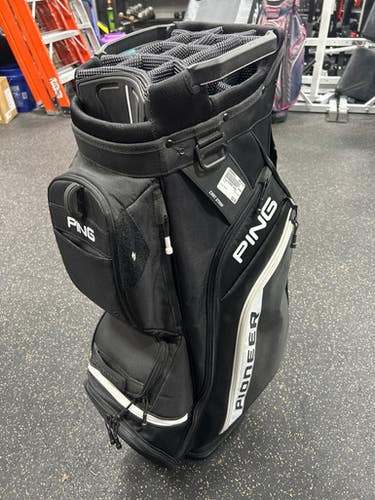 Used Ping PIONEER Mens Cart Bag Black 11337-S000486416