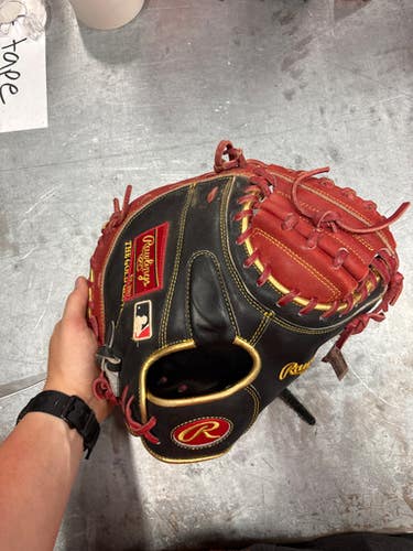 Used Rawlings HEART OF THE HIDE R2G BB/SB Catchers RH Throw Black 32 1/2" 11337-S000486270