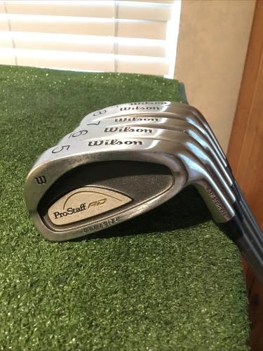 Wilson ProStaff AD Oversize Irons Set 5-9 Irons Regular Mens Flex Graphite +1