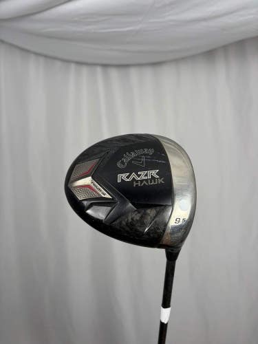 Callaway RAZR Hawk Driver 9.5 Aldila Stiff Flex 45.5 NICE