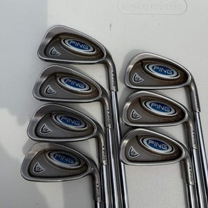 Ping i5 Iron Set 3-9 Blue Dot Stiff Flex Standard NICE
