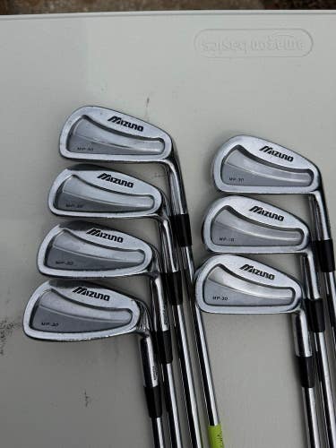 Mizuno MP 30 Iron Set 3-PW (No 7 iron) Dynamic Gold S300 Stiff Flex +1 READ