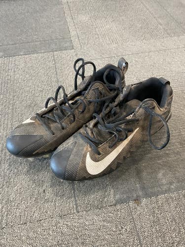 Used Nike ALPHA Adult FB Cleats Black Senior 9.5 11614-S000236469