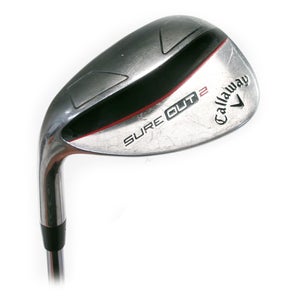 LH Callaway Sure Out 2 56* Sand Wedge Steel KBS 90 Wedge Flex
