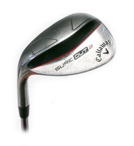 LH Callaway Sure Out 2 56* Sand Wedge Steel KBS 90 Wedge Flex