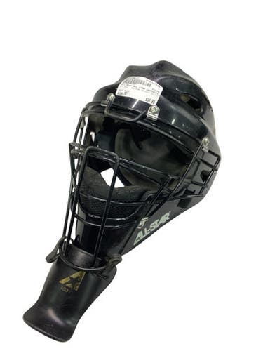 Used All Star ALL STAR CATCHERS HELMET Catchers Helmet w/Mask Black MD 11347-S000269117