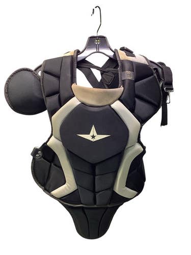 Used All Star ALL STAR CHEST PROTECTOR Catchers Chest Protector Black Junior 11347-S000269115