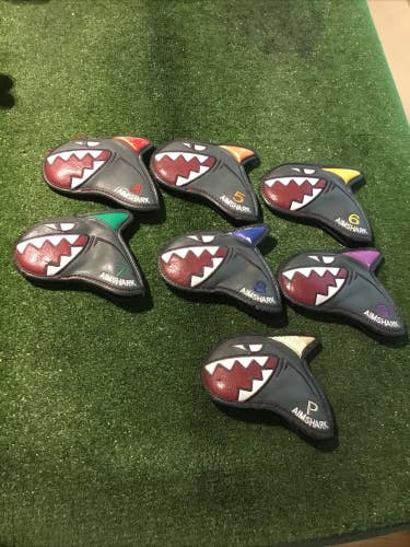 Set If 7 Aimshark Irons Set Head Covers (4-PW)