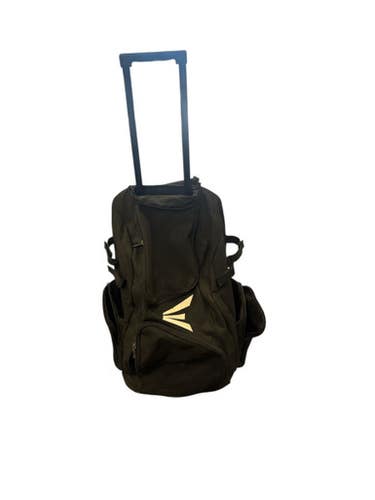 Used Easton WHEELED PLAYER BAG BB/SB Player Wheeled Bag Black 11850-S000024428