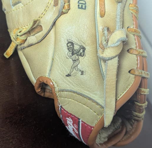 Rawlings Dave Winfield Vintage Youth Baseball Glove - Very 1/1 Unique Caricature