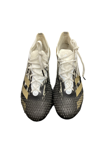 Used Adidas PREDATOR Soccer Cleats White Senior 6.5 11613-S000182205