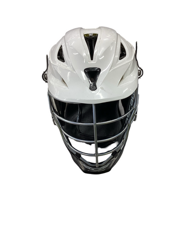 Used Cascade ADJUTABLE R Lacrosse Helmet White Fits all 11613-S000182200