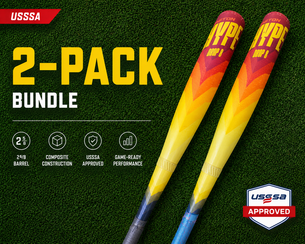 2 Pack 2024 Easton Hype Fire USSSA Bat Bundle (Read Description)