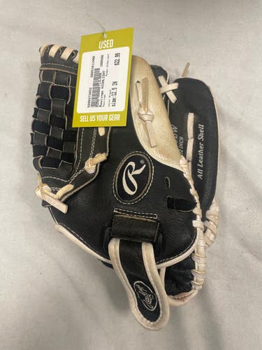 Used Rawlings HIGHLIGHT BB/SB Glove RH Throw Black 12 1/2" 11490-S000273052