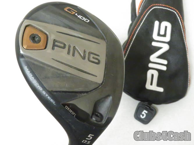 PING G400 Fairway 17.5 5 Wood Alta CB 65 Bronze Stiff +Cover