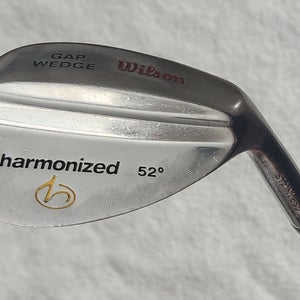 Wilson Harmonized Gap Wedge 52° RH; Steel Shaft