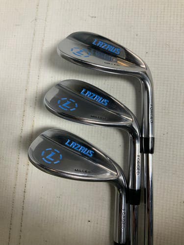 Used Lazarus MILLED 52 56 60 WEDGE SET Mens Package Set RH Grey 4 Piece 11823-S000039152