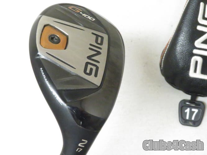 PING G400 Hybrid 17  2H Alta CB 70 Bronze Stiff Flex +Cover -1/2" .. CLEAN