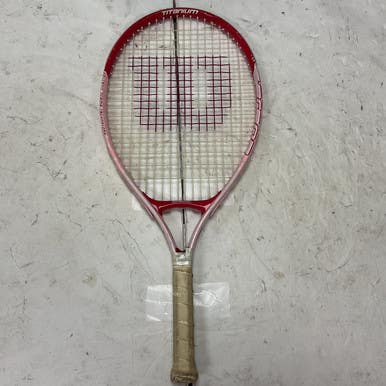 Used Wilson Titanium Serena Girls Tennis Racquet Pink 23" 11855-S000203573