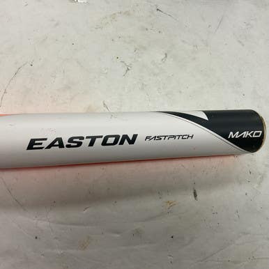 Used Easton Mako FP14MK Fastpitch Bat White And Orange 30" 11855-S000203562