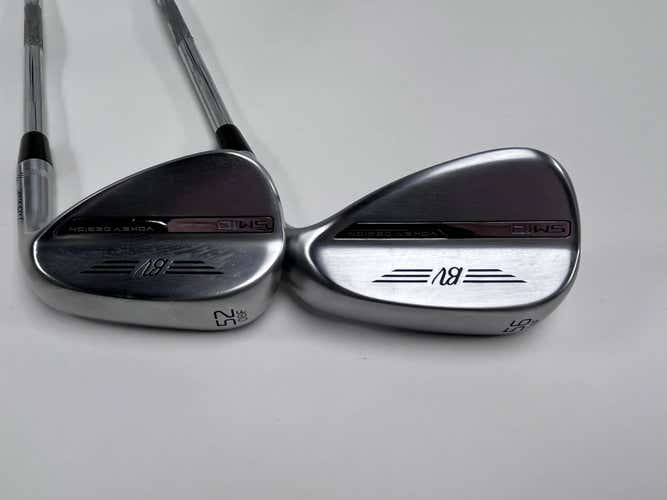 Titleist Vokey SM10 Tour Chrome Wedge Set 52* 8 56* 14 Vokey Wedge Steel Mens RH