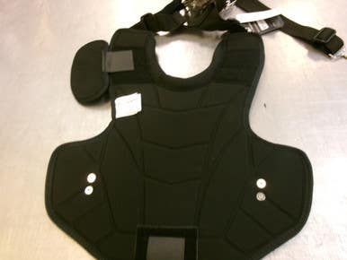 Used Champro CHEST PROTECTOR Catchers Chest Protector Black T-Ball 11339-S000202159