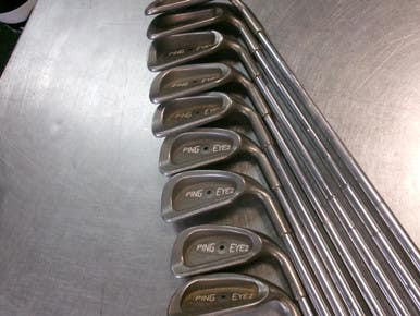 Used Ping EYE 2 BLACK DOT Mens Iron Set RH 3I-SW 11868-S000069466