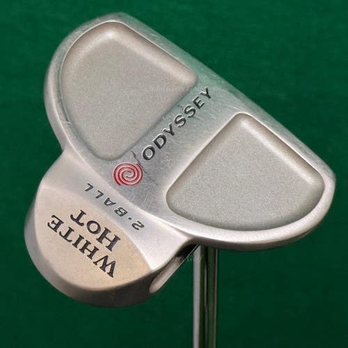 Odyssey White Hot 2-Ball Center-Shafted 35" Mallet Putter Golf Club