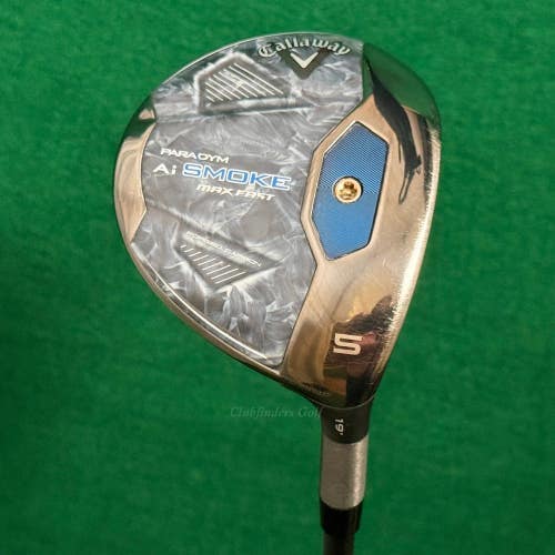 Callaway Paradym Ai Smoke Max Fast 19 Fairway 5 Wood Tensei 1K Blue 65-S Stiff