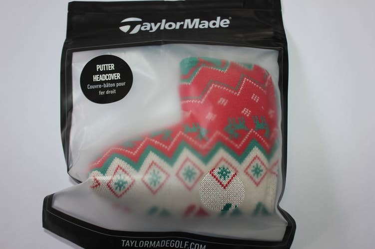 NEW TALYORMADE 2023 UGLY SWEATER CHRISTMAS HOLIDAYS BLADE PUTTER HEADCOVER