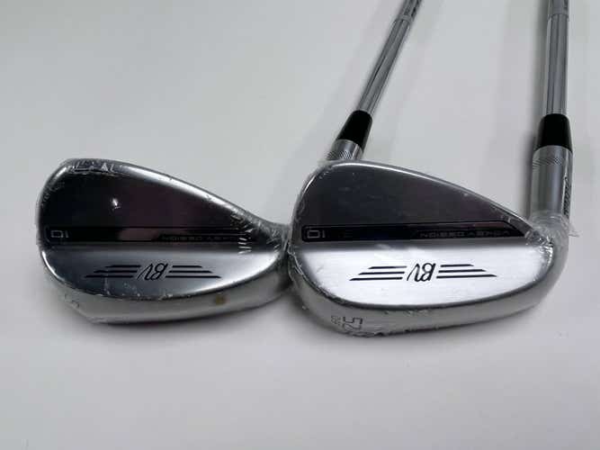 Titleist Vokey SM10 Tour Chrome Wedge Set 52* 8 56* 12 Vokey Wedge Steel Mens LH