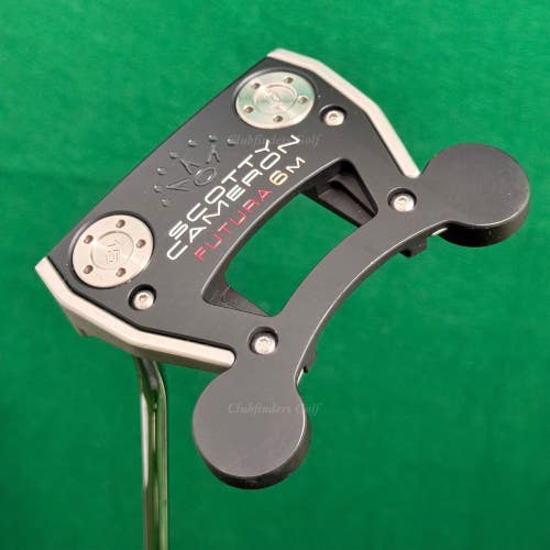 LH Scotty Cameron Futura 6M 34.5" Single-Bend Mallet Putter w/Super Stroke & HC