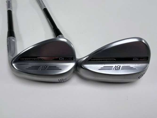 Titleist Vokey SM10 Tour Chrome Wedge Set 56* 10 60* 8 Tensei Red Senior Mens RH