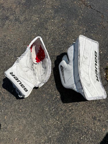 Bauer Reactor 7000 Regular Glove and Blocker (Used)