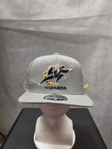 NWS Washington Wizards 2001 ASG Side Patch Mitchell &Ness Fitted Hat 7 5/8 NBA